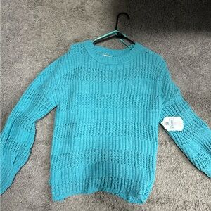 Women's Turquoise Sweater
